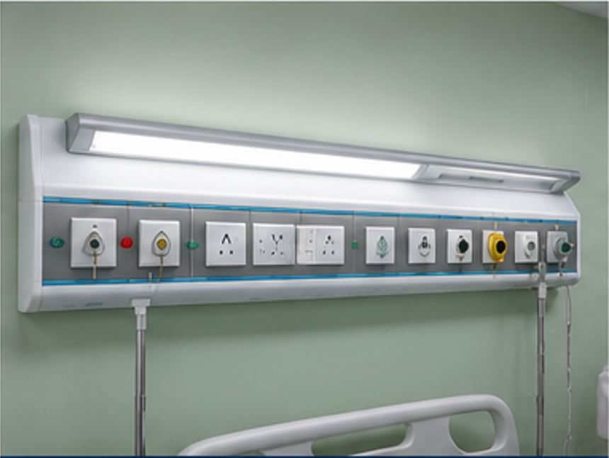 Hospital Bedhead Unit and Patient Bed Infrastructure - Aldvin